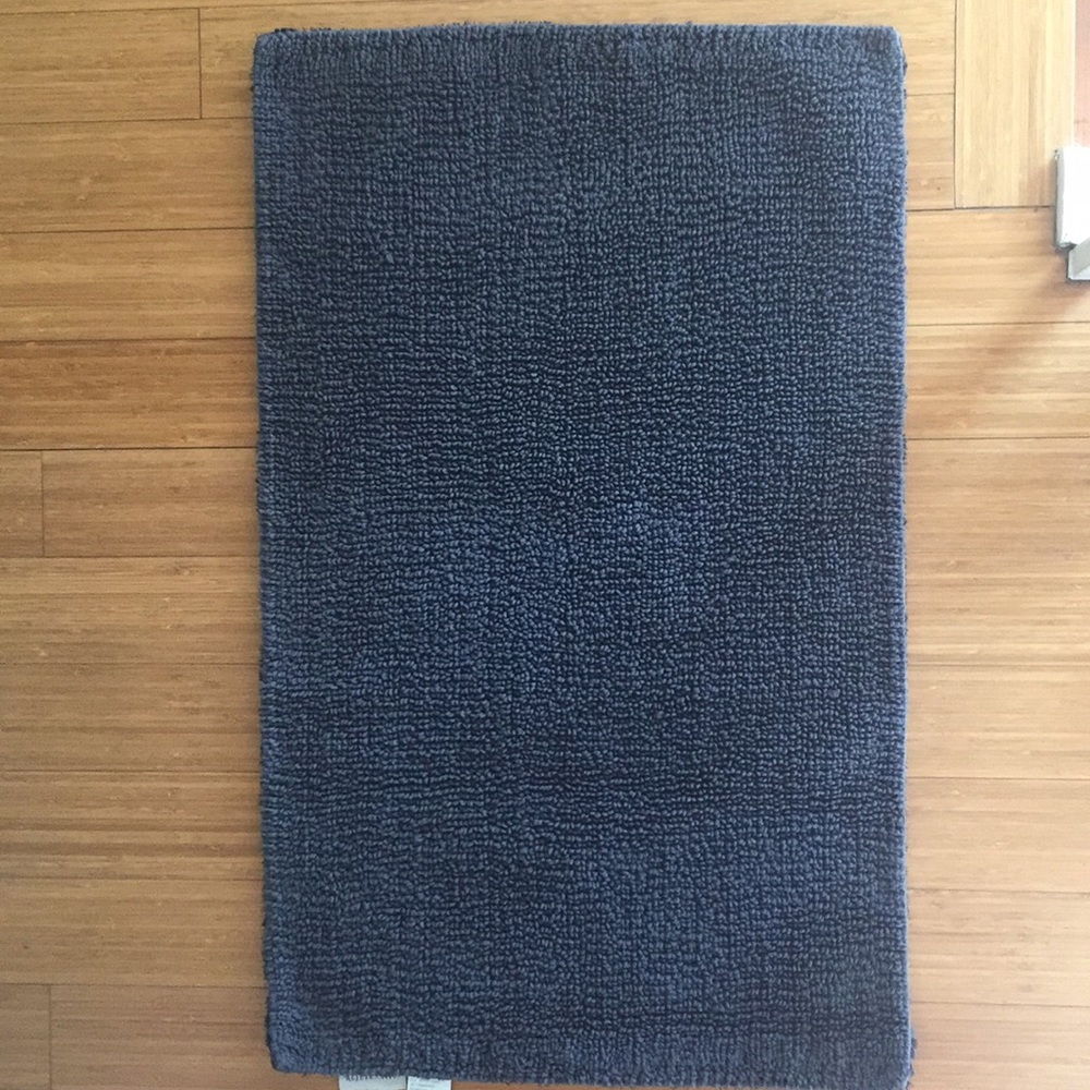 Rejuvenation organic cotton bath mat or rug